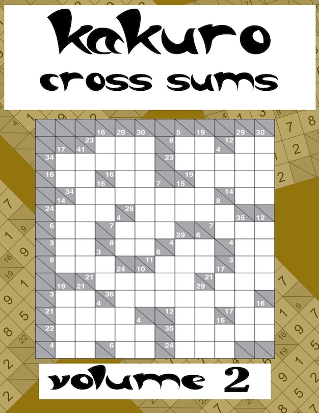 Front cover_kakuro cross sums volume 2