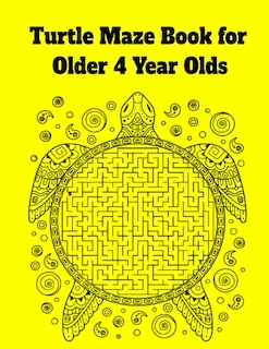 Front cover_Turtle Maze Book for Older 4 Year Olds