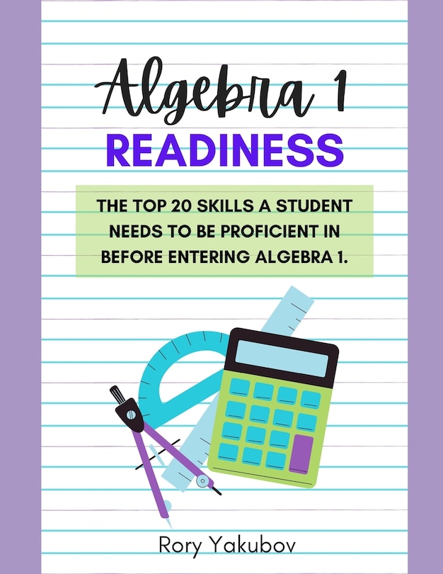Front cover_Algebra 1 Readiness
