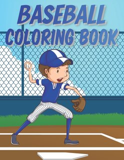 Front cover_Baseball Coloring Book
