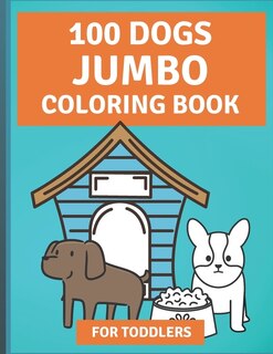 Front cover_100 Dogs Jumbo Coloring Book