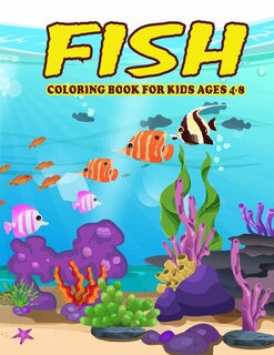 Couverture_Fish Coloring Book for Kids Ages 4-8