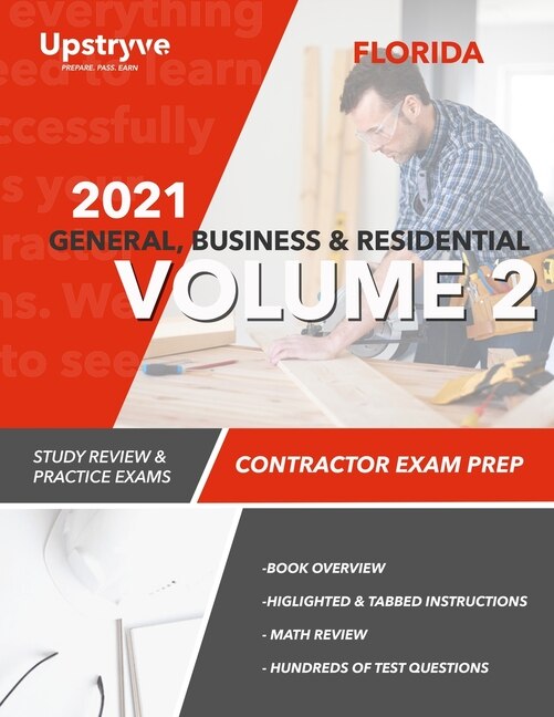 Couverture_2021 Florida General, Building and Residential Contractor Exam Prep Volume 2