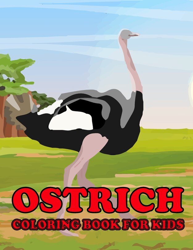 Couverture_Ostrich Coloring Book for Kids