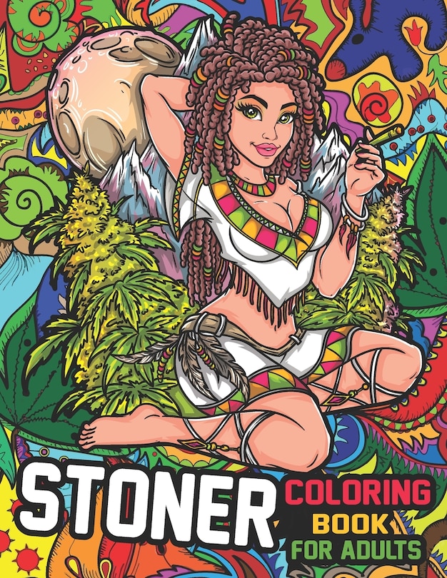Front cover_Stoner Coloring Book for Adults