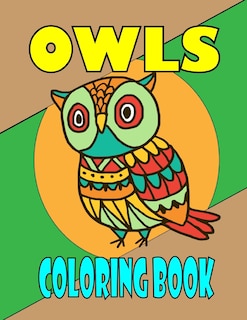 Front cover_Owls Coloring Book