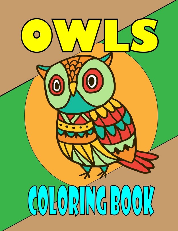 Front cover_Owls Coloring Book