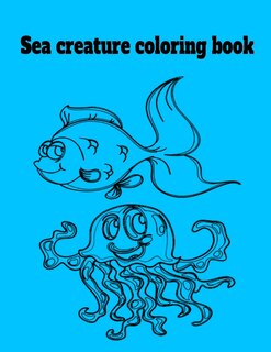 Sea creature coloring book