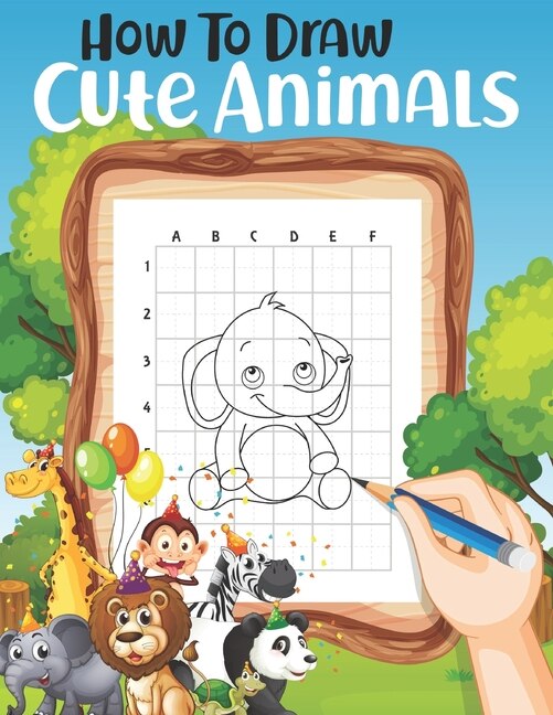 Front cover_How to Draw Cute Animals