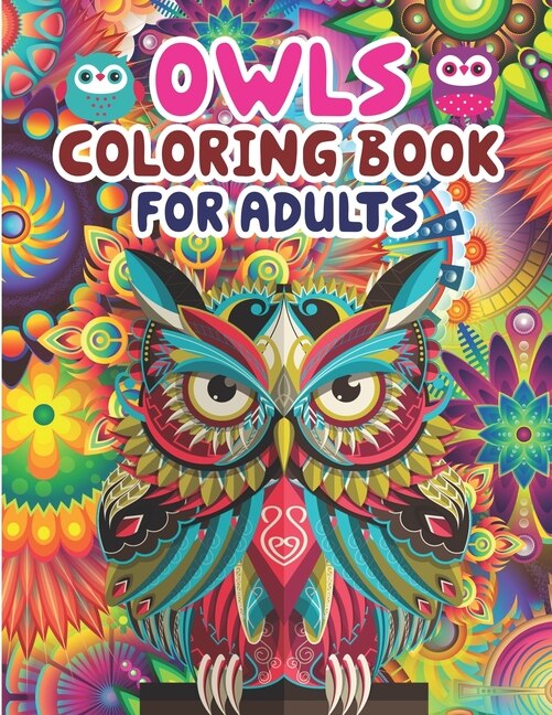 Couverture_Owls Coloring Book For Adults