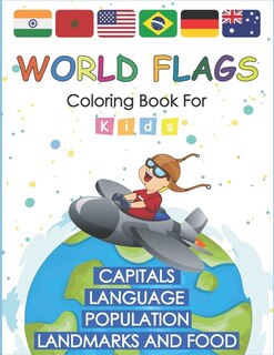 Front cover_World Flags Coloring Book for kids