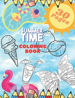 Front cover_Summer Time coloring book