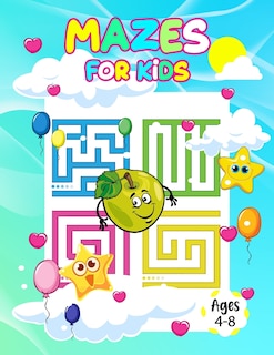 Couverture_Mazes for kids ages 4-8