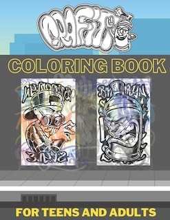 Couverture_Graffiti Coloring Book For Teens And Adults