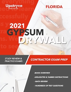 Front cover_2021 Florida Gypsum Drywall Contractor Exam Prep
