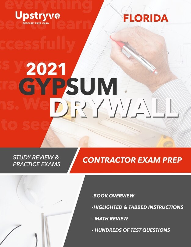 Front cover_2021 Florida Gypsum Drywall Contractor Exam Prep