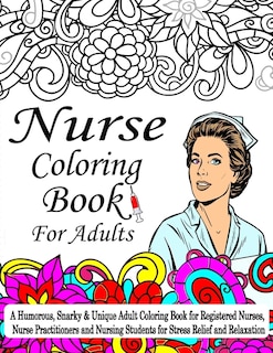 Front cover_Nurse Coloring Book For Adult