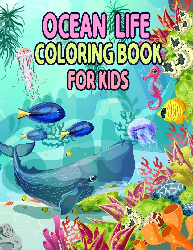 Couverture_Ocean Life Coloring Book for Kids