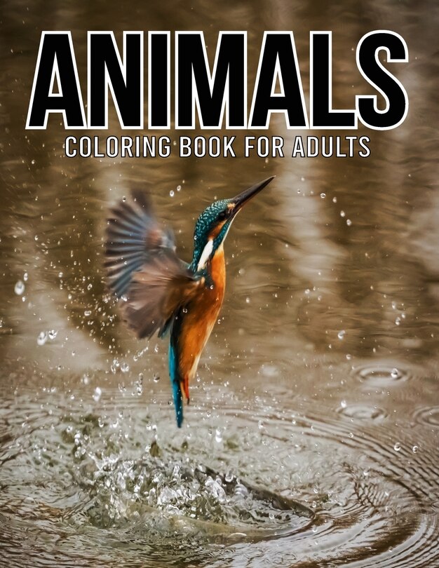 Front cover_Animals Coloring Book for Adults