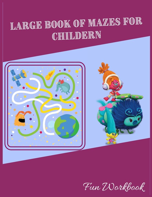 Front cover_Large Book of Mazes for Children