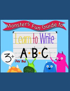 Front cover_Monsters' Fun Guide to Learn to Write ABC