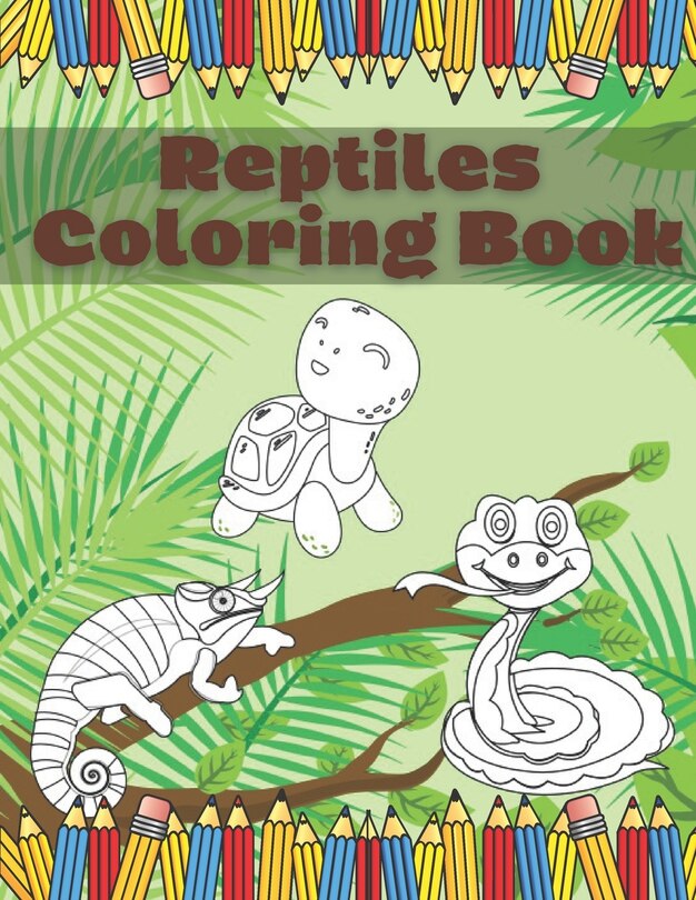 Couverture_Reptiles Coloring Book