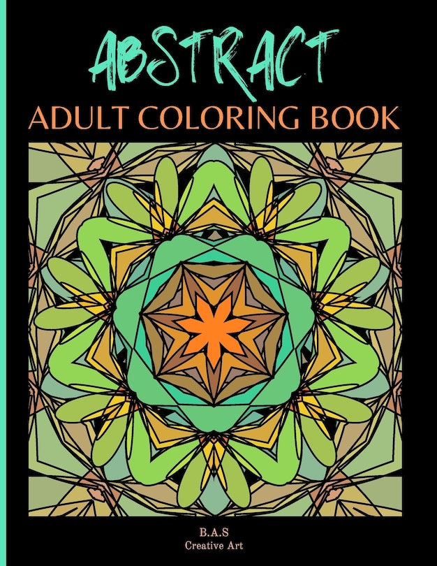 Front cover_Abstract Adult Coloring Book
