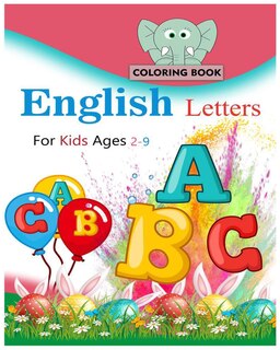 Couverture_English letters coloring book for kids ages 2-9