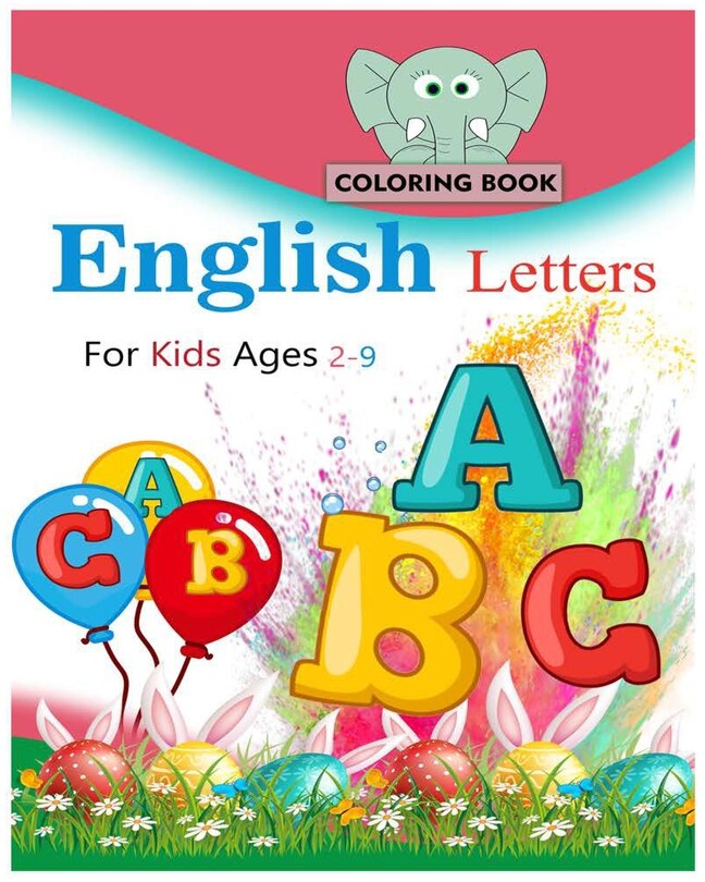 Couverture_English letters coloring book for kids ages 2-9