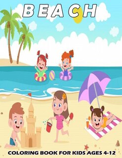 Front cover_Beach coloring book