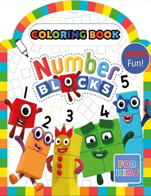 Numberblocks Coloring Book: Coloring Book With Fun, Easy, And Relaxing Coloring Pages, Coloring Books For Children