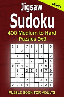 Front cover_Jigsaw Sudoku Puzzle Book for Adults