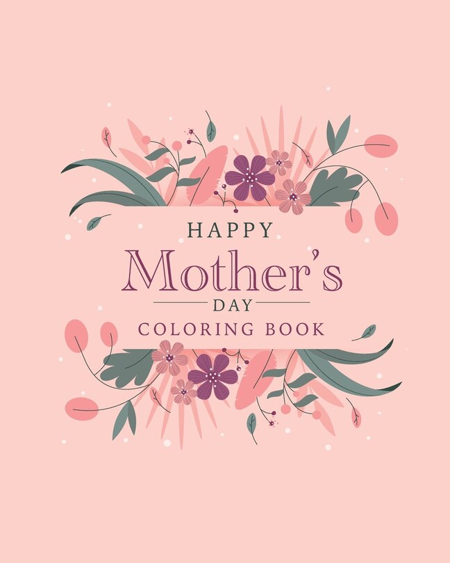 Front cover_Happy mother's day coloring book