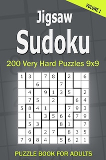 Front cover_Jigsaw Sudoku Puzzle Book for Adults