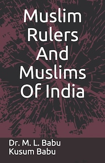Couverture_Muslim Rulers And Muslims Of India