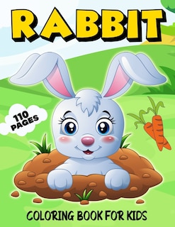 Front cover_Rabbit Coloring Book for Kids