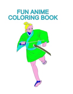 Front cover_Fun Anime Coloring Book
