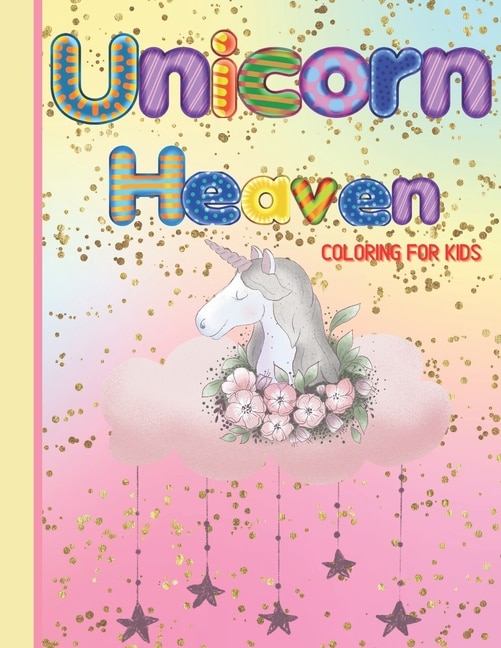 Couverture_Unicorn Heaven coloring book for Kids