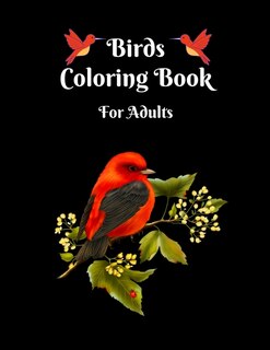 Front cover_Birds Coloring Book for Adults