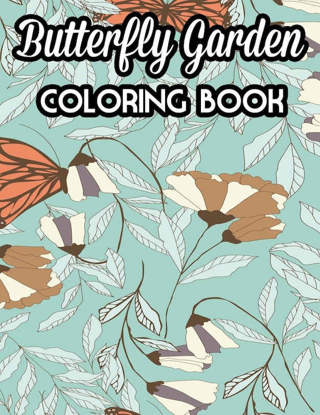 Front cover_Butterfly Garden Coloring Book