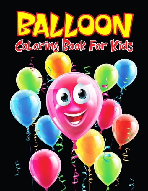 Front cover_Balloon Coloring Book for Kids