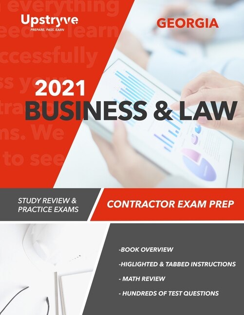 Couverture_2021 Georgia Business and Law Contractor Exam Prep