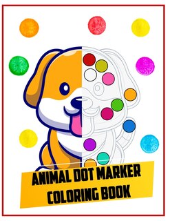 Front cover_Animal dot marker coloring book