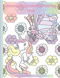 Couverture_Unicorns and Butterflies Coloring Book