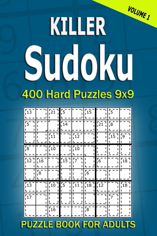 Front cover_Killer Sudoku Puzzle Book for Adults