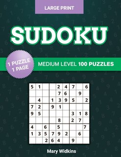 Couverture_Sudoku Medium Level 100 Puzzles