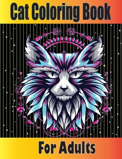 Front cover_Cat Coloring Book For Adults