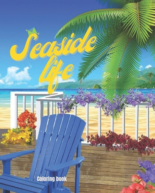 Front cover_Seaside Life Coloring Book