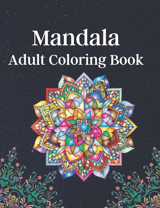 Front cover_Mandala Flower Coloring Book