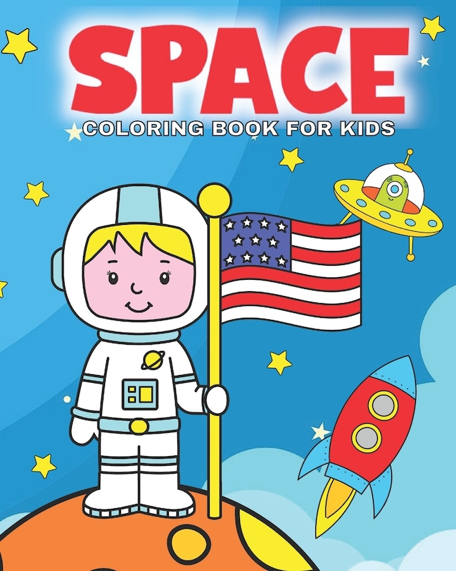 Couverture_Space Coloring Book For Kids